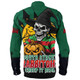 South Sydney Rabbitohs Long Sleeve Shirt Dark Moon Rugby Halloween Battle Edition
