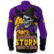 Melbourne Storm Long Sleeve Shirt Dark Moon Rugby Halloween Battle Edition