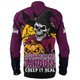 Queensland Maroons Long Sleeve Shirt Dark Moon Rugby Halloween Battle Edition