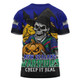 New Zealand Warriors T-Shirt Dark Moon Rugby Halloween Battle Edition