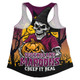 Queensland Maroons Women Racerback Singlet Dark Moon Rugby Halloween Battle Edition