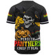 Penrith Panthers Baseball Shirt Dark Moon Rugby Halloween Battle Edition