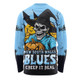 New South Wales Blues Long Sleeve T-shirt Dark Moon Rugby Halloween Battle Edition