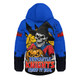 Newcastle Knights Hooded Padded Jacket Dark Moon Rugby Halloween Battle Edition