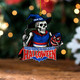 Western Bulldogs Wood Acrylic Ornament Wicked Halloween Skeleton Spirit
