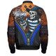 Geelong Cats Bomber Jacket Halloween Night Reaper Zipper