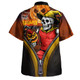 Gold Coast SUNS Hawaiian Shirt Halloween Night Reaper Zipper