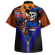 Western Bulldogs Hawaiian Shirt Halloween Night Reaper Zipper