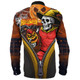Gold Coast SUNS Long Sleeve Shirt Halloween Night Reaper Zipper