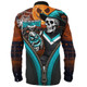 Port Adelaide Long Sleeve Shirt Halloween Night Reaper Zipper
