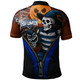 Geelong Cats Polo Shirt Halloween Night Reaper Zipper