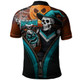 Port Adelaide Polo Shirt Halloween Night Reaper Zipper