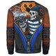 Geelong Cats Sweatshirt Halloween Night Reaper Zipper