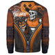 Gold Coast SUNS Sweatshirt Halloween Night Reaper Zipper