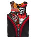 Sydney Swans Men Singlet Halloween Night Reaper Zipper