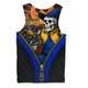 West Coast Eagles Men Singlet Halloween Night Reaper Zipper
