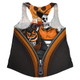 Gold Coast SUNS Women Racerback Singlet Halloween Night Reaper Zipper