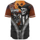 Collingwood Baseball Shirt Halloween Night Reaper Zipper