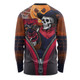 Melbourne Long Sleeve T-shirt Halloween Night Reaper Zipper