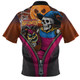 Brisbane Lions Zip Polo Shirt Halloween Night Reaper Zipper