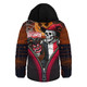 St Kilda Hooded Padded Jacket Halloween Night Reaper Zipper