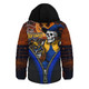 West Coast Eagles Hooded Padded Jacket Halloween Night Reaper Zipper