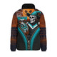 Port Adelaide Padded Jacket Halloween Night Reaper Zipper