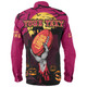 Brisbane Lions Long Sleeve Shirt Full Moon Fever Halloween Supporter