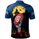 Geelong Cats Polo Shirt Full Moon Fever Halloween Supporter