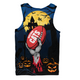 Geelong Cats Men Singlet Full Moon Fever Halloween Supporter