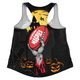 Collingwood Women Racerback Singlet Full Moon Fever Halloween Supporter