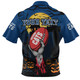 Geelong Cats Zip Polo Shirt Full Moon Fever Halloween Supporter
