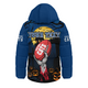 Geelong Cats Hooded Padded Jacket Full Moon Fever Halloween Supporter