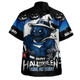 Geelong Cats Hawaiian Shirt Dark Pumpkin Halloween Spirit