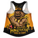 Hawthorn Women Racerback Singlet Dark Pumpkin Halloween Spirit