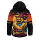 Brisbane Lions Hooded Padded Jacket Dark Pumpkin Halloween Spirit