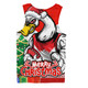 Sydney Swans Men Singlet Santa Scoring Touchdown On Christmas Game Day