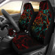 Australia Car Seat Covers - Kangaroo Adults Indigenous Art