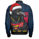 Adelaide Crows Bomber Jacket Merry Christmas Down Under Footy Power Style