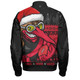 Essendon Bomber Jacket Merry Christmas Down Under Footy Power Style