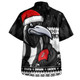 Collingwood Hawaiian Shirt Merry Christmas Down Under Footy Power Style