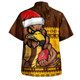 Hawthorn Hawaiian Shirt Merry Christmas Down Under Footy Power Style