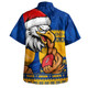 West Coast Eagles Hawaiian Shirt Merry Christmas Down Under Footy Power Style