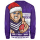 Fremantle Sweatshirt Merry Christmas Down Under Footy Power Style