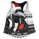 Collingwood Women Racerback Singlet Merry Christmas Down Under Footy Power Style