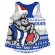North Melbourne Women Racerback Singlet Merry Christmas Down Under Footy Power Style