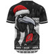 Collingwood Baseball Shirt Merry Christmas Down Under Footy Power Style