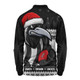 Collingwood Long Sleeve Polo Shirt Merry Christmas Down Under Footy Power Style