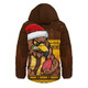 Hawthorn Hooded Padded Jacket Merry Christmas Down Under Footy Power Style