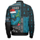 Port Adelaide Bomber Jacket Merry Christmas Knit Style Festive Spirit